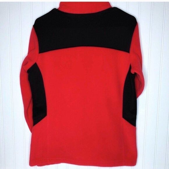 Red and Black Zip Up Columbia Jacket Size M - Picture 2 of 6